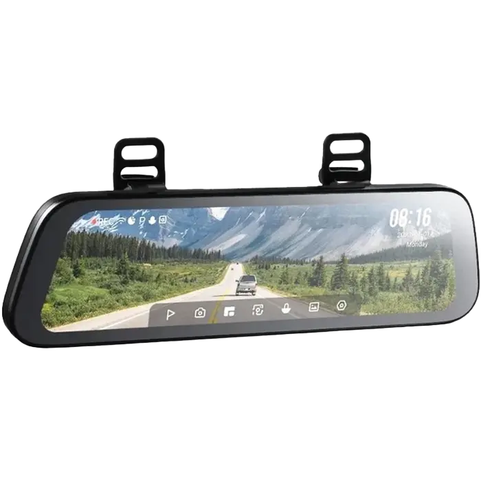 Комплект видеорегистраторов передней и задней панели автомобиля 70mai S500 Черный