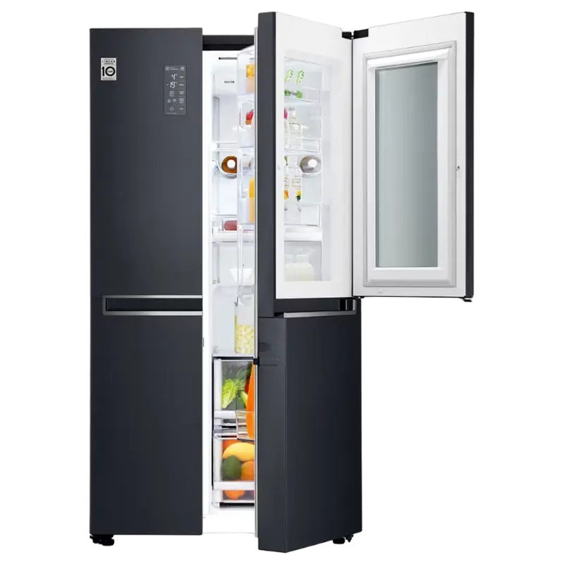 Холодильник LG GC-Q247CBDC Чёрный