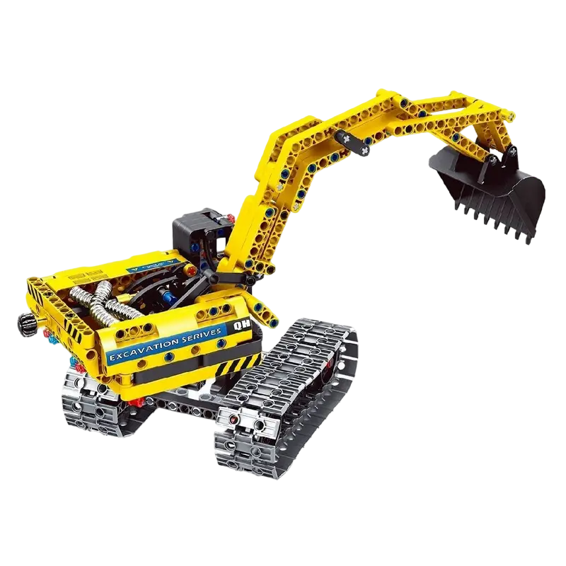 Конструктор iM.Master Construction Excavator & Robot Жёлтый