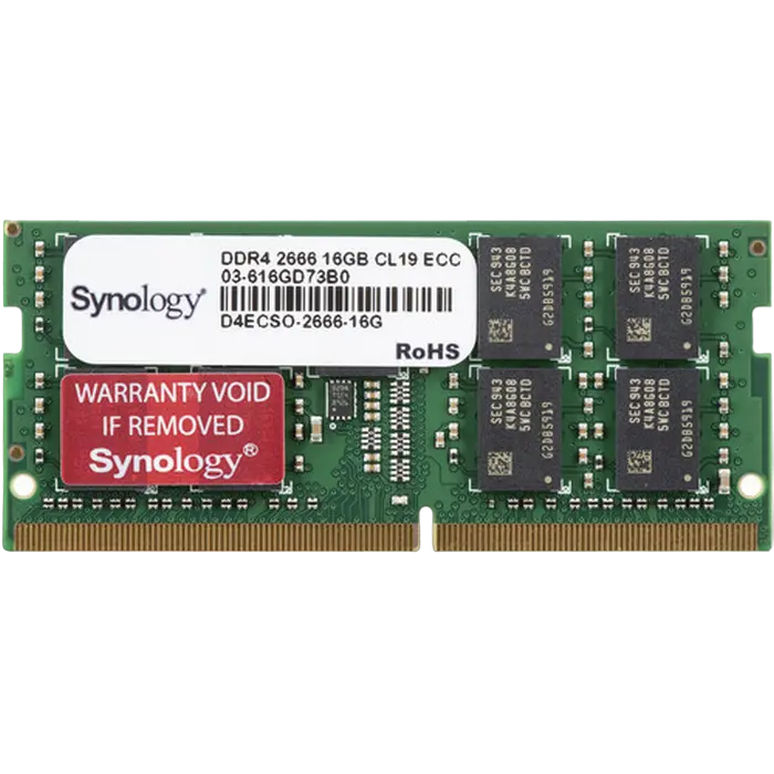 Memorie RAM SYNOLOGY D4ECSO-2666-16G 16GB Verde