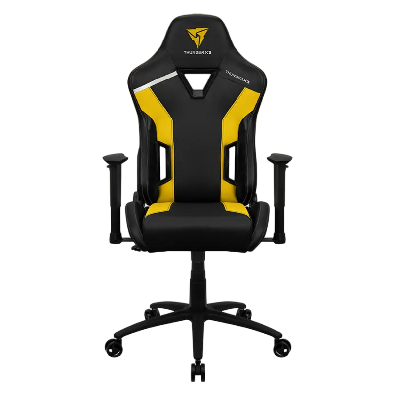 Игровое кресло ThunderX3 TC3 Искусственная кожа Чёрный/Жёлтый