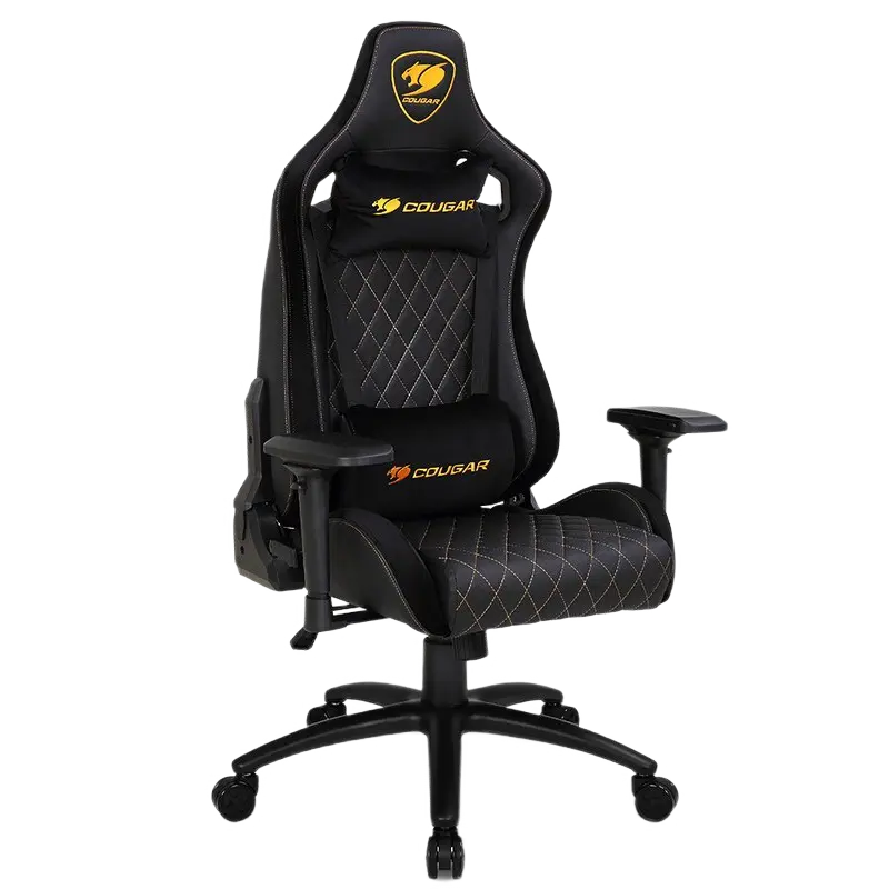 Игровое кресло Cougar Armor S ПВХ Кожа Черный/Золотой