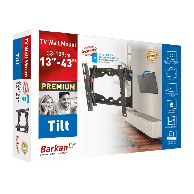 Кронштейн для телевизора BARKAN E210+ Черный