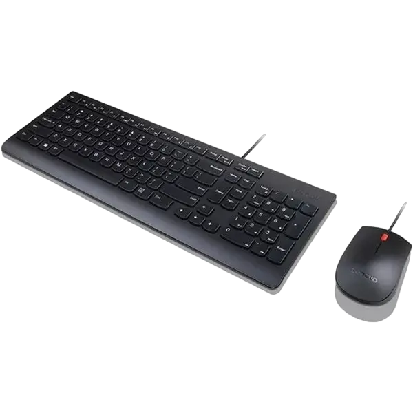 Клавиатура и мышь Lenovo Essential 4X30L79912 Мембрана Черный