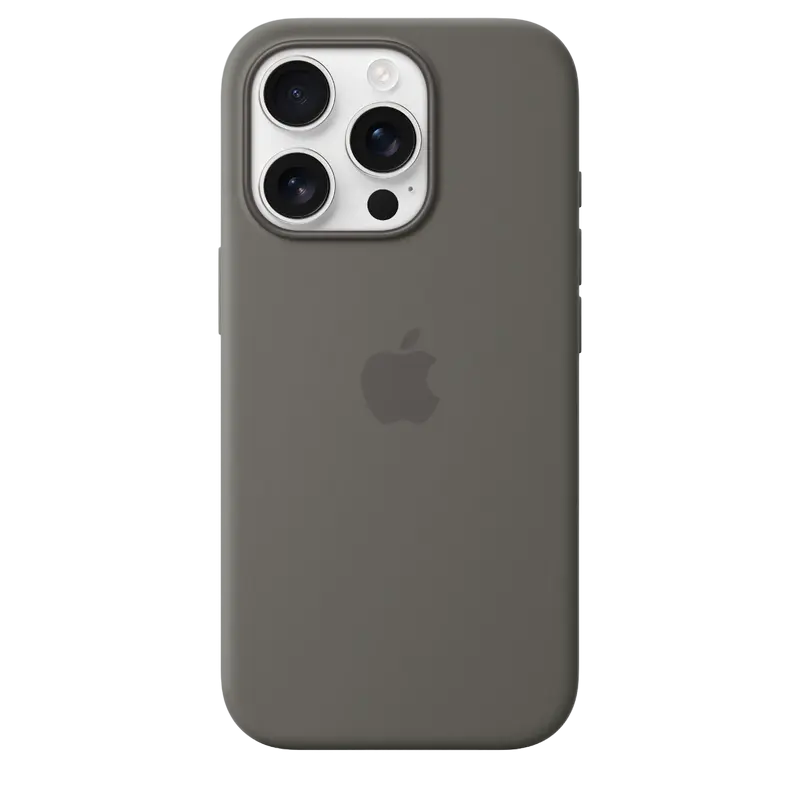 Чехол Apple iPhone 16 Pro Silicone Case MagSafe A3313 Силиконовый Чехол Stone Gray