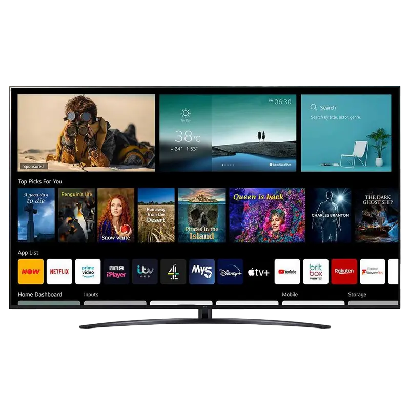 70" LED SMART Телевизор LG 70UP81006LA Черный