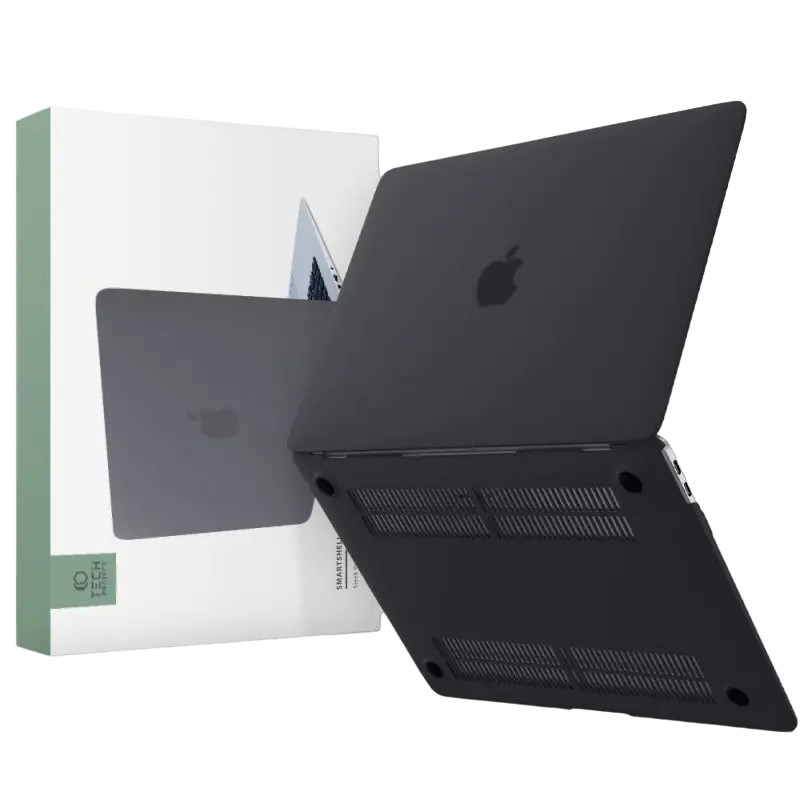 Чехол для ноутбука Tech Protect Macbook Air 13 (2018-2020) Smartshell Черный