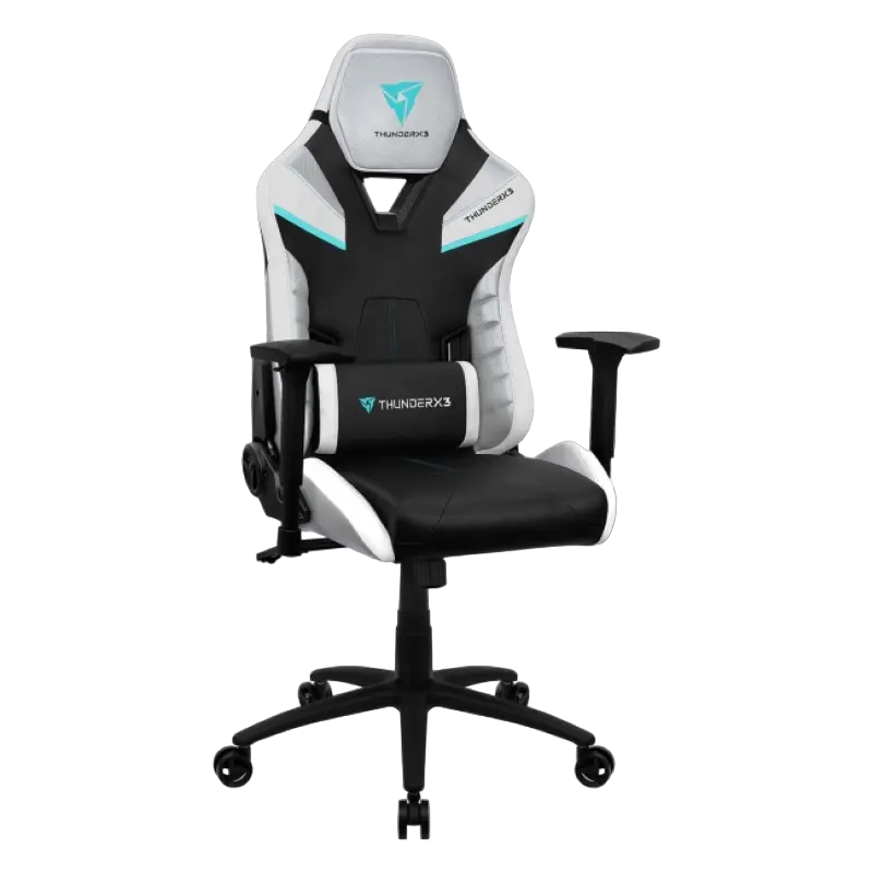 Игровое кресло ThunderX3 TC5 Искусственная кожа Черный/Белый