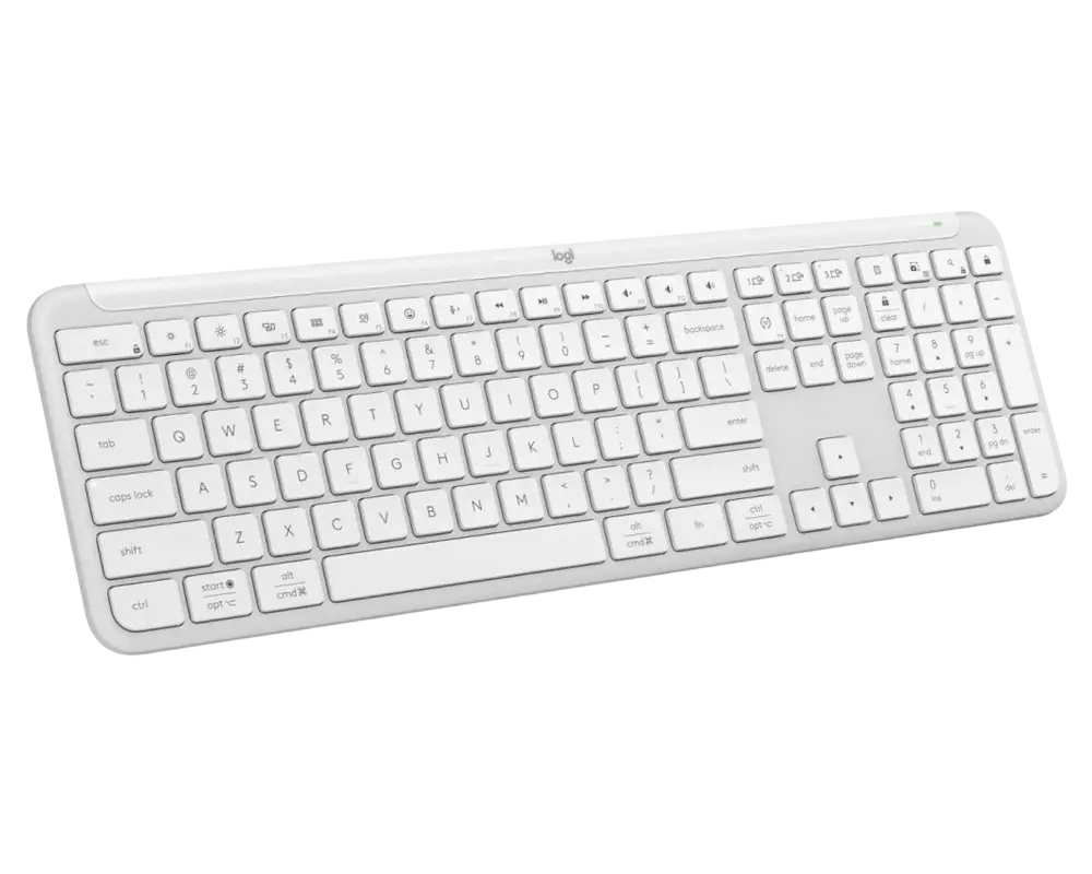 Клавиатура Logitech K950 Мембрана Белый