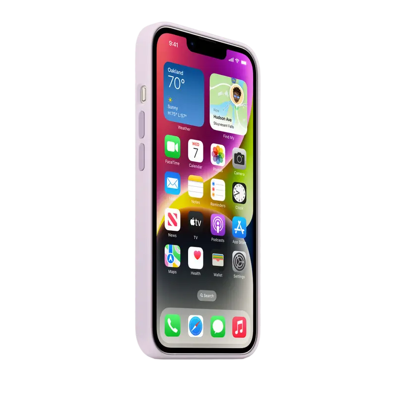 Чехол Apple iPhone 14 Silicone Case MagSafe A2910 Сиреневый