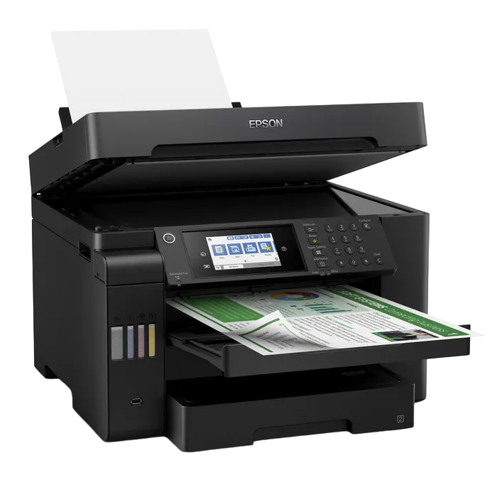 Струйный МФУ Epson L15160 Цветной A3+ Черный