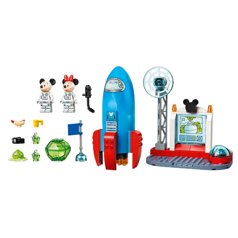 Конструктор LEGO Mickey Mouse & Minnie Mouse's Space Rocket Разноцветный