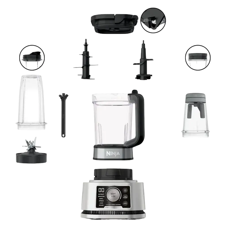 Стационарный блендер Ninja Foodi Power Nutri CB350EU Серебристый | Черный