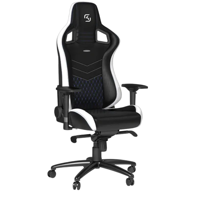 Игровое кресло Noblechairs Epic Искусственная кожа Черный/Белый