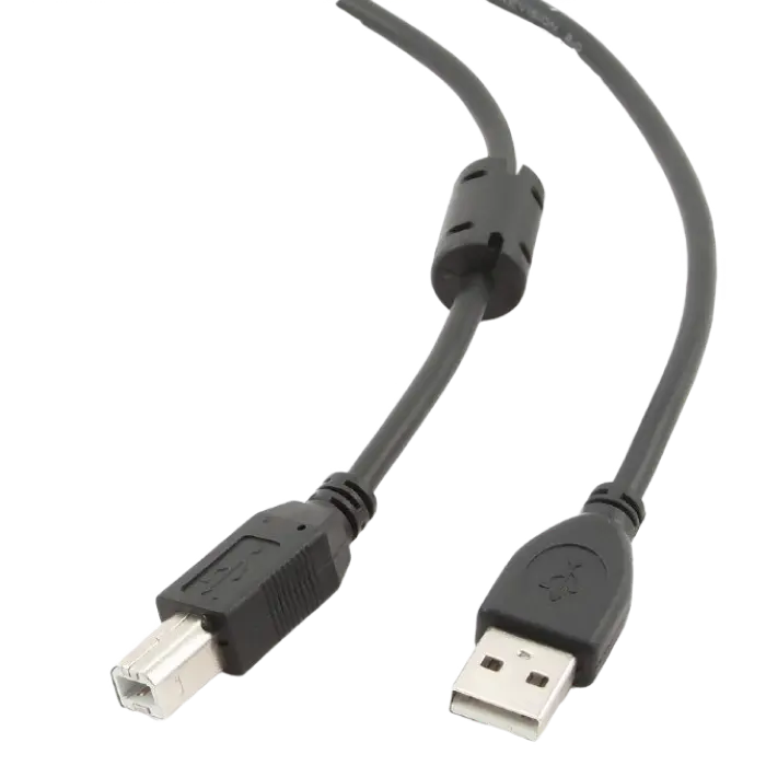 Коммуникационный кабель Cablexpert CCF-USB2-AMBM-10 Черный