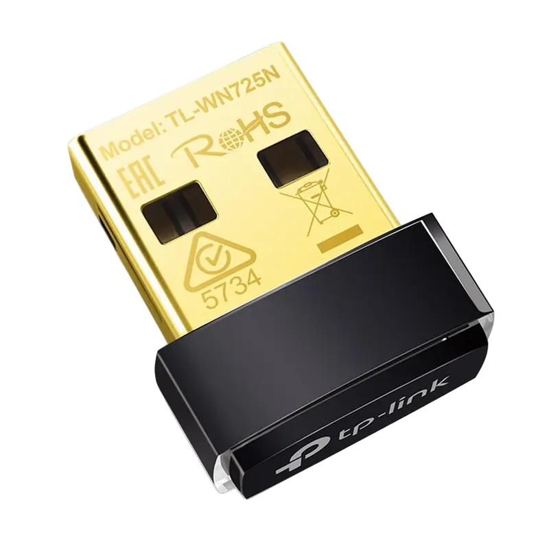 USB Aдаптер TP-LINK TL-WN725N Черный