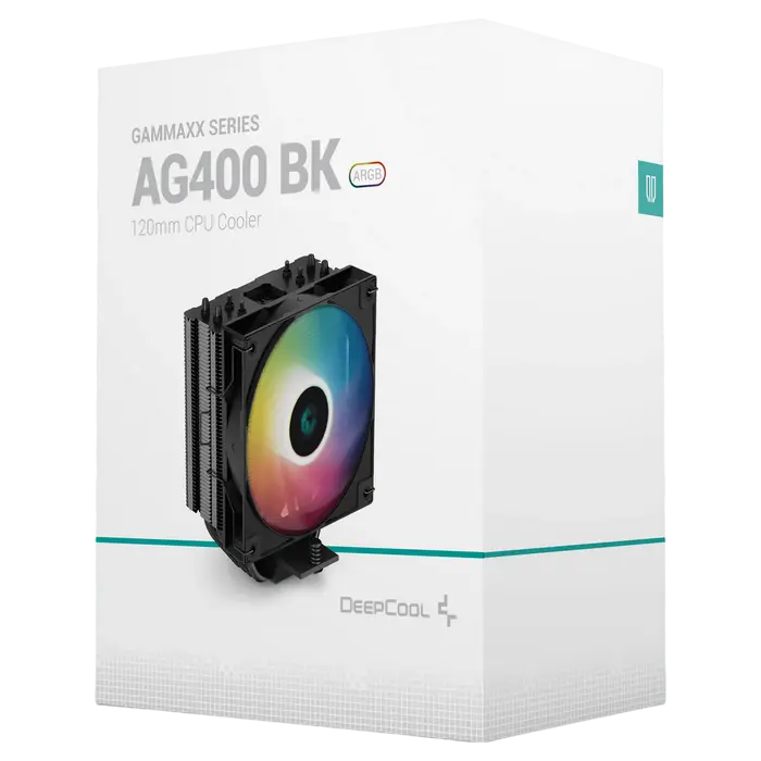 Кулер для процессора Deepcool AG400 BK ARGB V2 120 мм