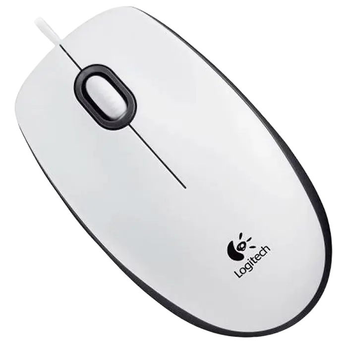 Мышь Logitech M100 Проводное Белый