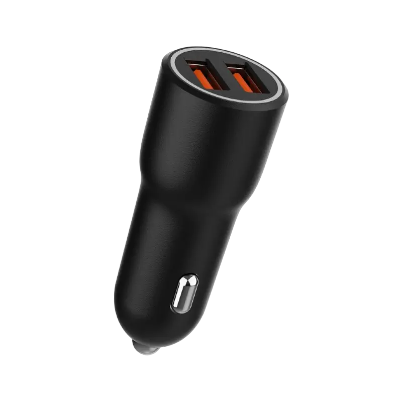 Incărcător auto Gembird TA-UC-A2QC36-CAR-01 Negru