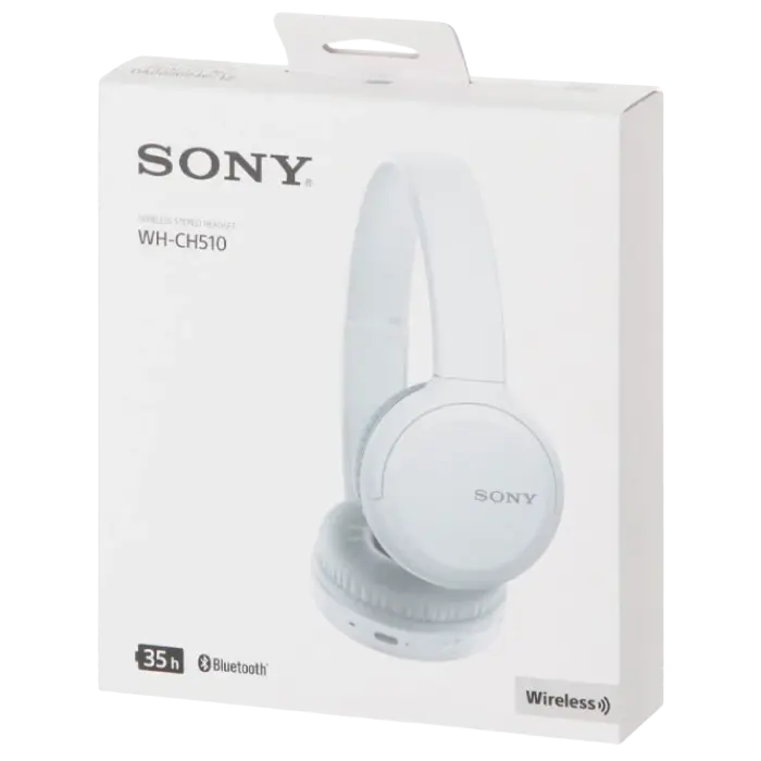 Наушники SONY WH-CH510 Extra Bass Белый