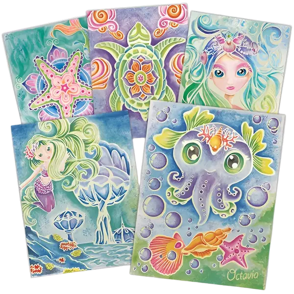 Nebulous Stars Watercolor