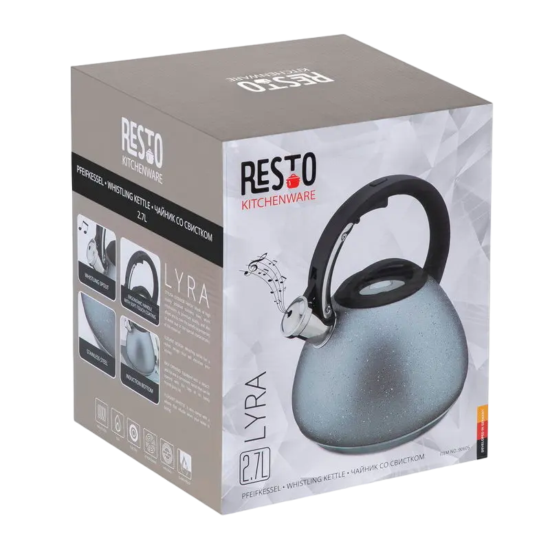 Чайник RESTO LYRA LYRA Нержавеющая сталь