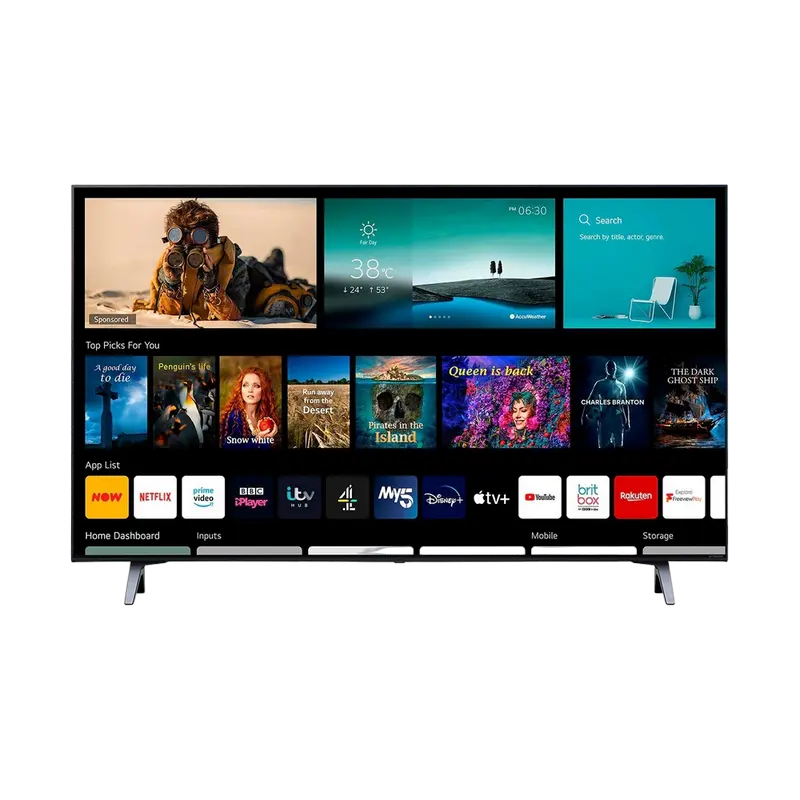 43" LED SMART Телевизор LG 43NANO756PA Черный