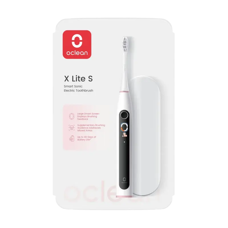 Электрическая зубная щетка Для взрослых Oclean X Lite Set Серый