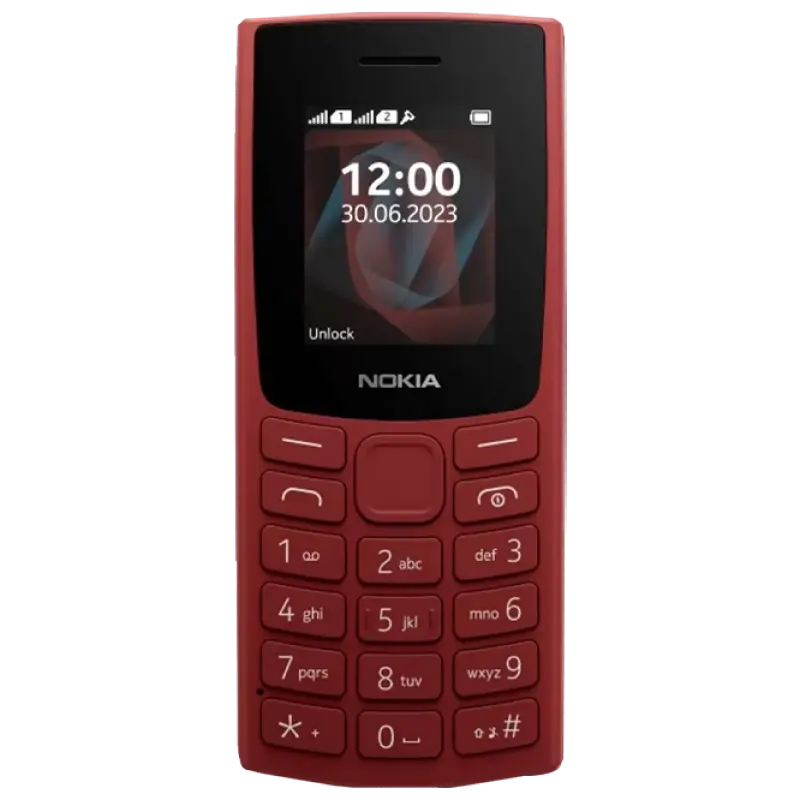 Telefon mobil Cu butoane Nokia 105 (2023) Red Terracotta