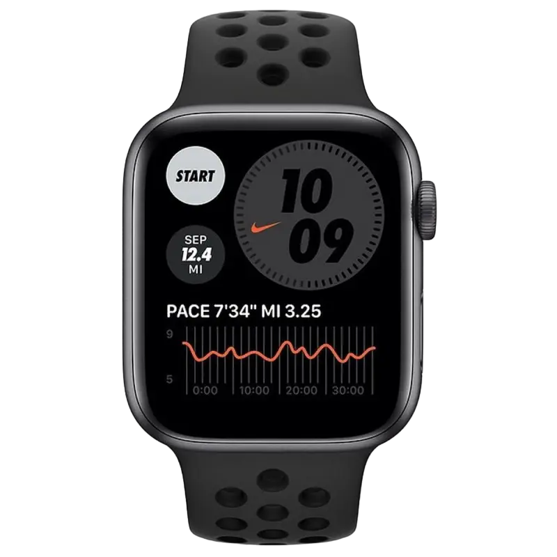 Умные часы Apple Watch Series 6 Nike Алюминиевый корпус со спортивным ремешком Anthracite/Black