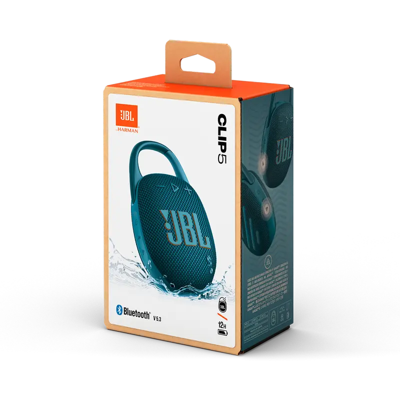 Портативная колонка JBL Clip 5 Синий