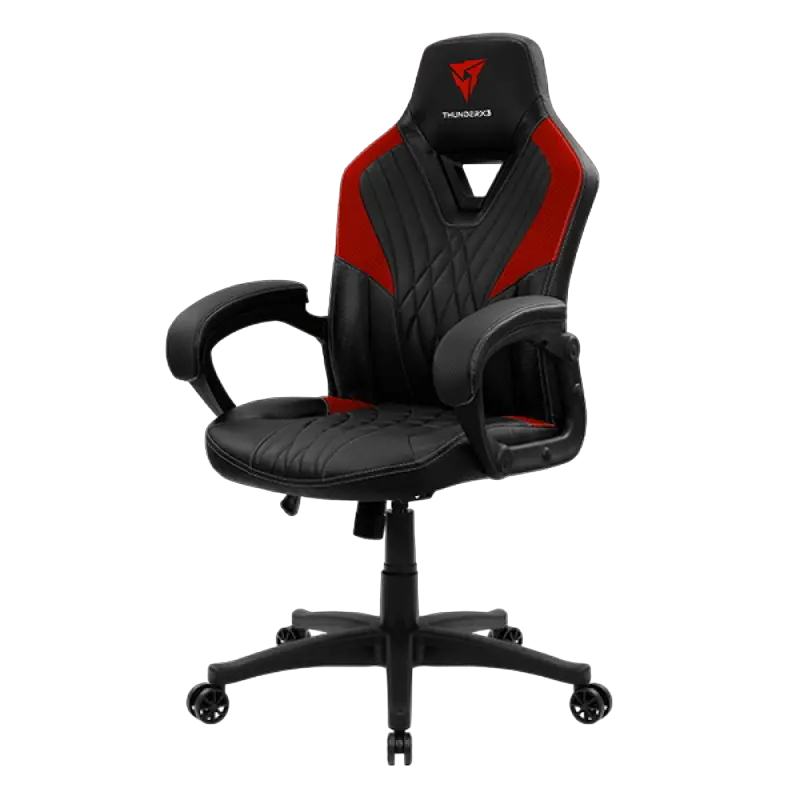 Игровое кресло ThunderX3 DC1 Искусственная кожа Чёрный/Красный