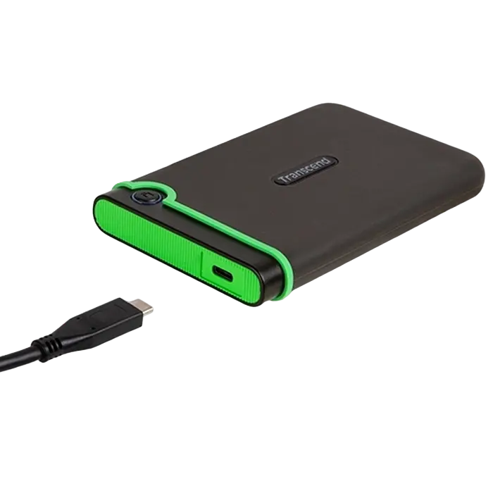 HDD portabil extern Transcend StoreJet 25M3C 2 TB Iron Gray