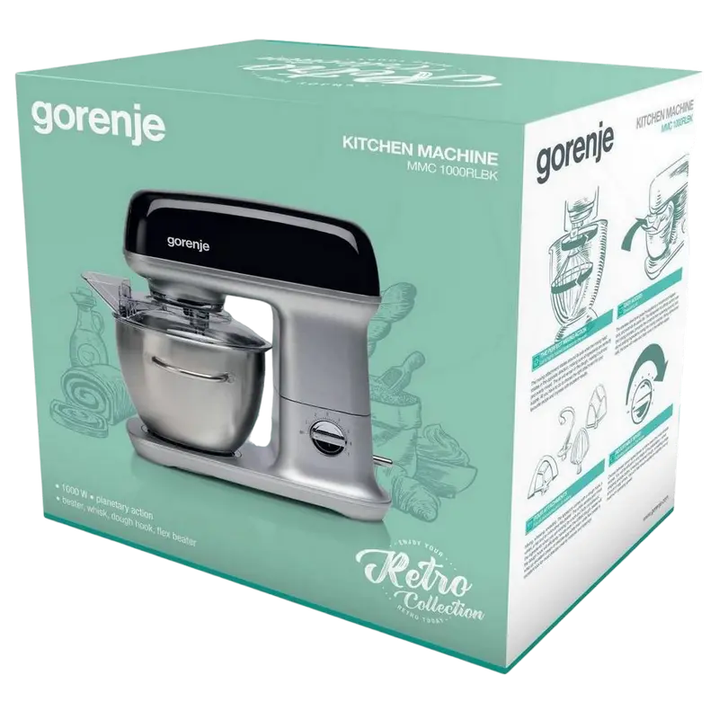 Кухонный комбайн Gorenje MMC1000RLBK Чёрный