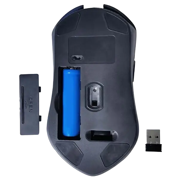 Игровая мышь Gembird MUSGW-6BL-02 Беспроводное Чёрный