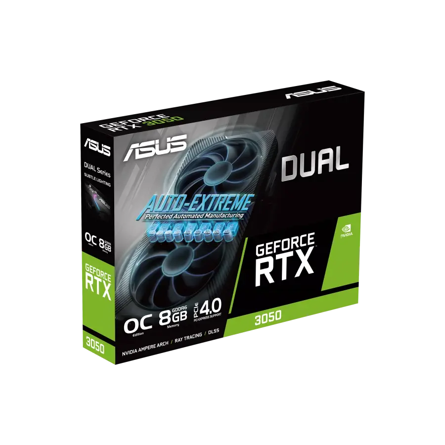 Видеокарта ASUS Dual GeForce RTX 3050 V2 OC