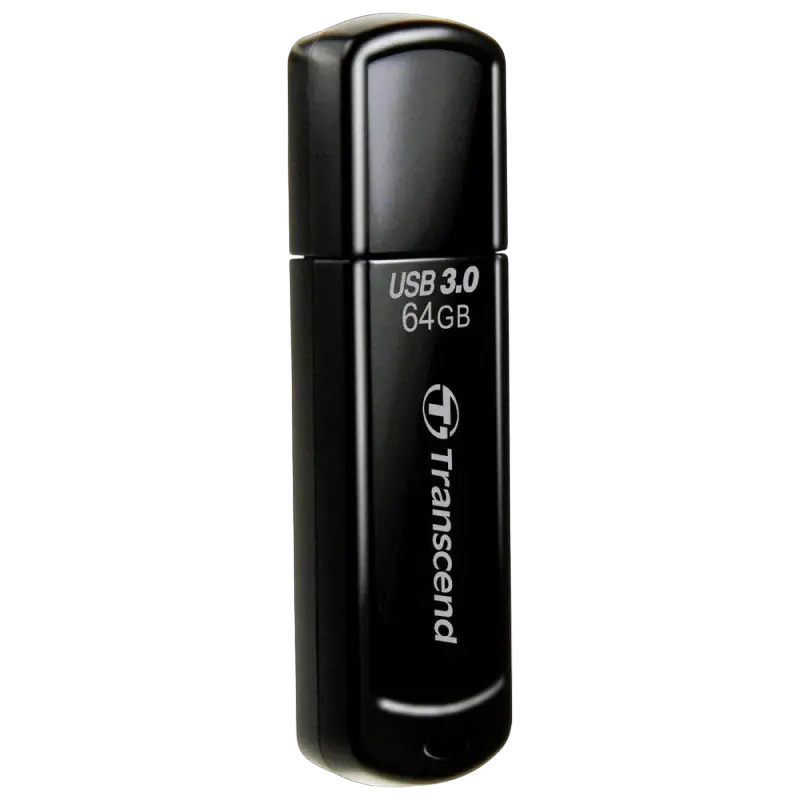 USB Flash накопитель Transcend JetFlash 700 64ГБ Чёрный