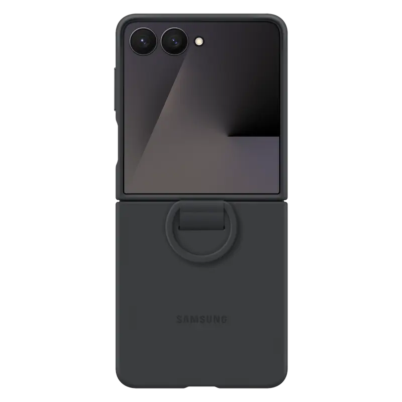 Husă Samsung Galaxy Flip 7 Ring Case Ring Negru