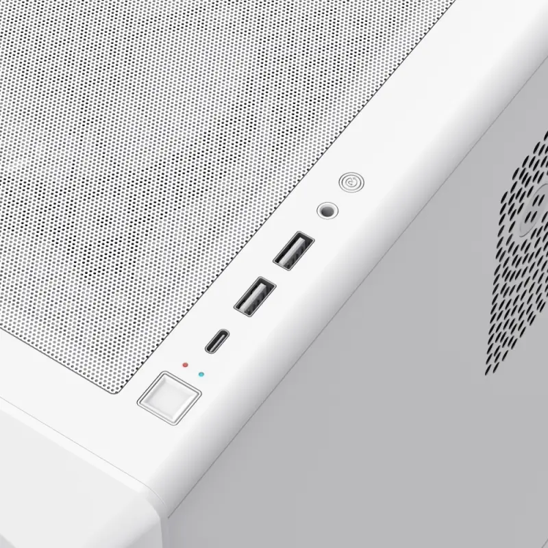 Carcasă PC Gamemax VISTA CPC AW Midi-Tower Alb