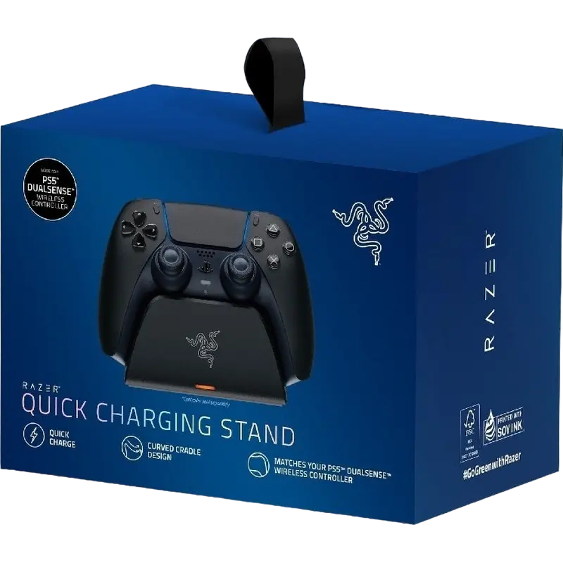 Зарядная станция Razer Quick Charging Stand for PS5 Чёрный
