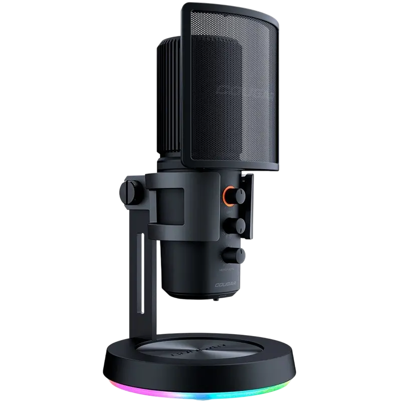 Игровой Микрофон Cougar Screamer-X Проводной аналоговый Черный