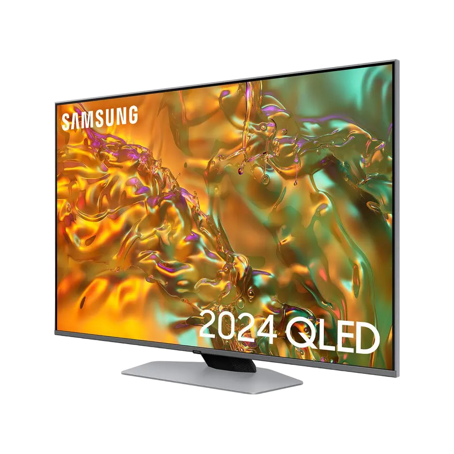 50" QLED SMART Телевизор Samsung QE50Q80DAUXUA Серебристый
