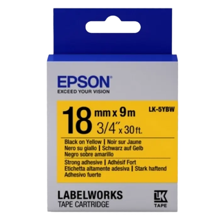 Картридж с лентой Epson LK-5YBW