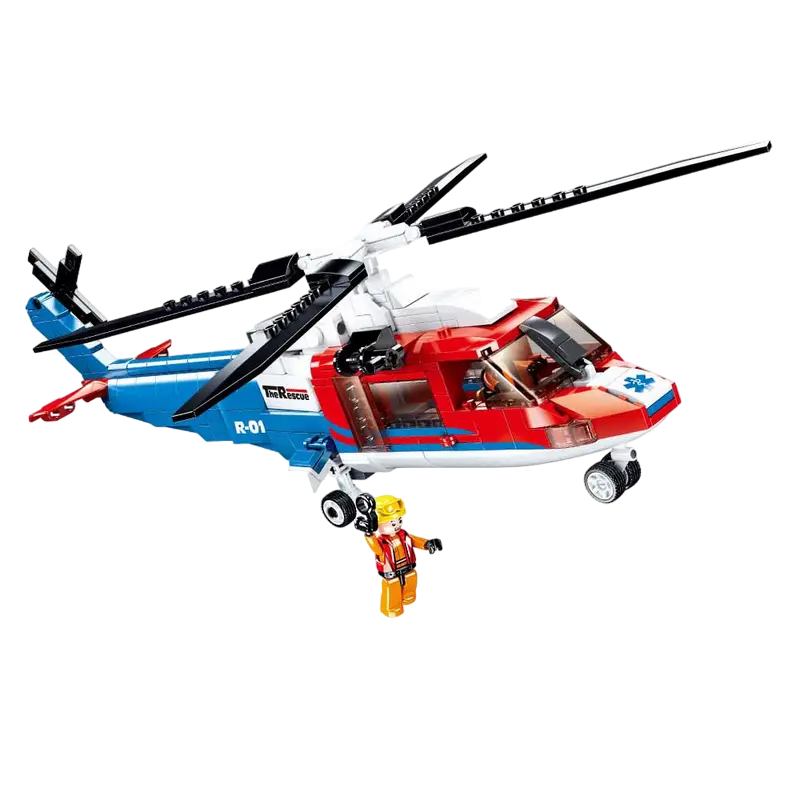 Конструктор Sluban Model Bricks - Rescue Helicopter Разноцветный