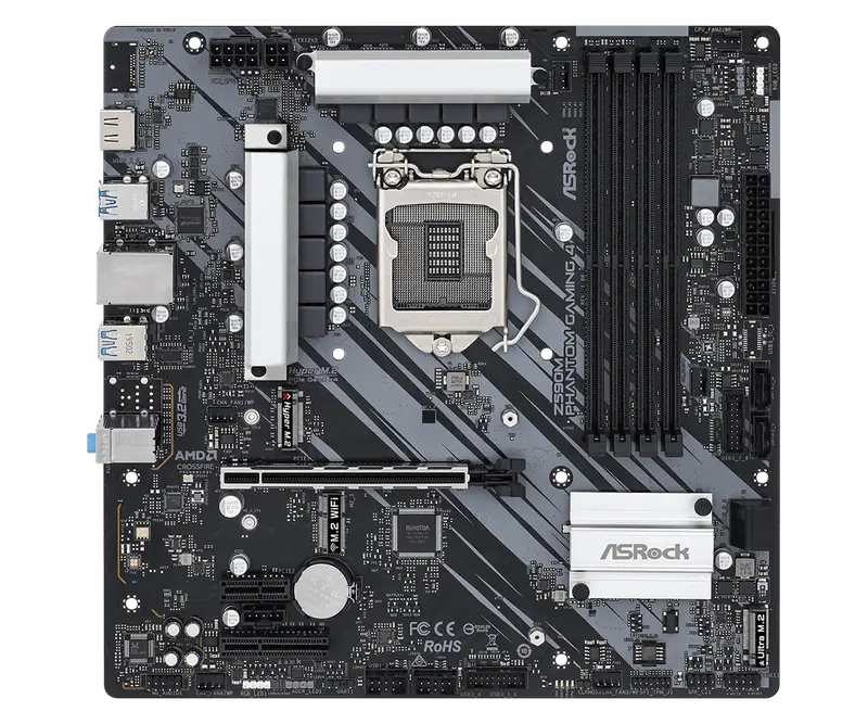 Материнская плата ASRock Z590M Phantom Gaming 4 LGA1200 Micro-ATX