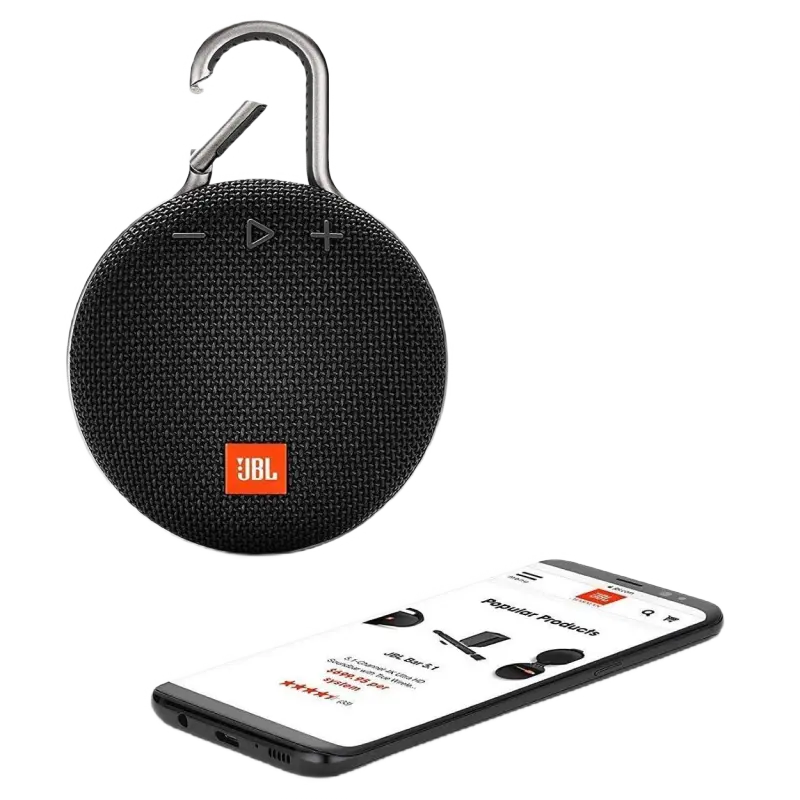 Портативная колонка JBL Clip 3 Чёрный
