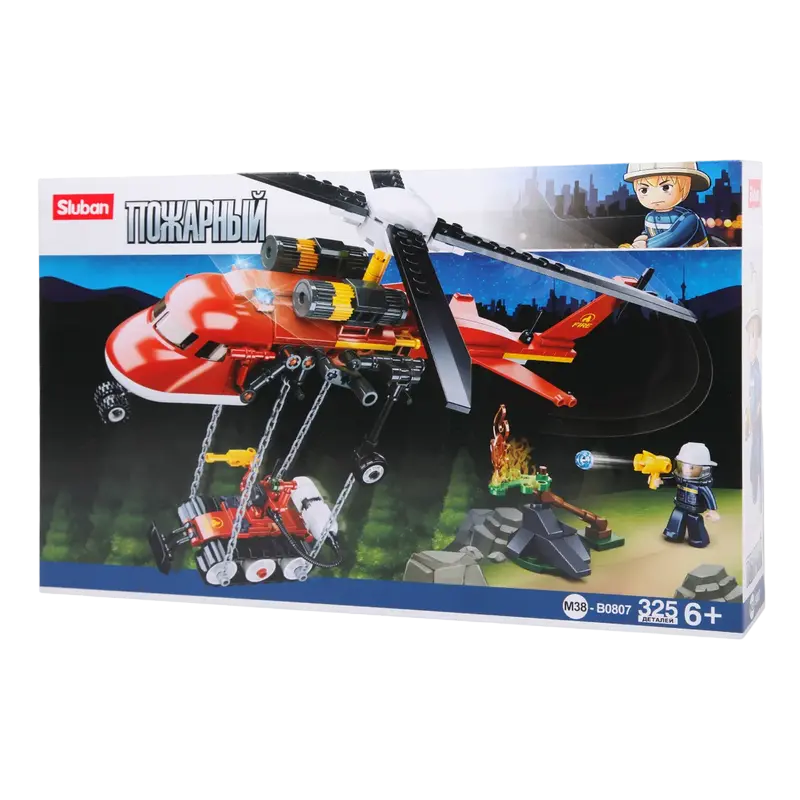 Конструктор Sluban Fire - Helicopter Разноцветный
