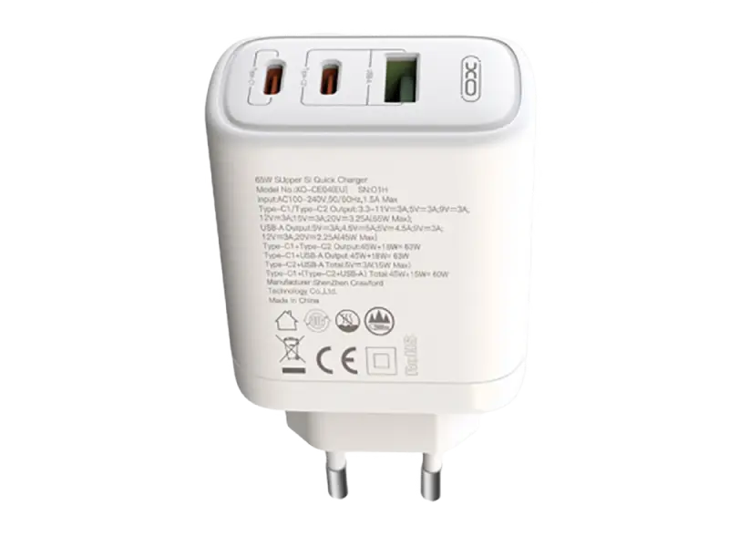 Încărcător XO CE04A Alb