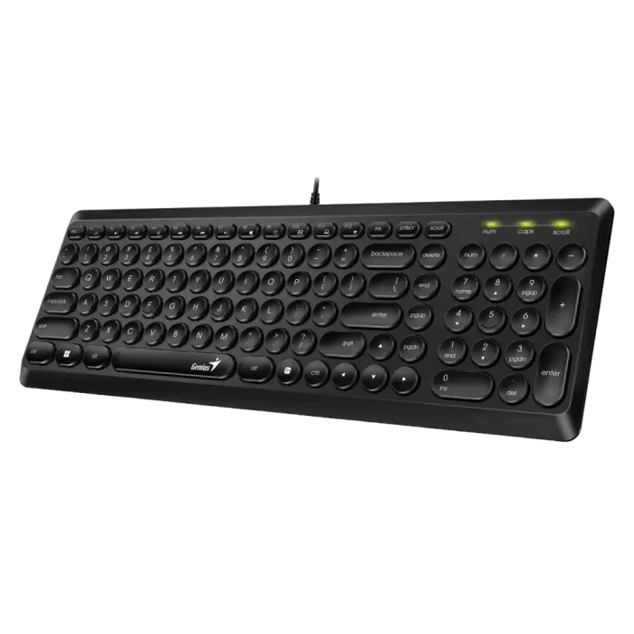 Клавиатура Genius SlimStar Q200 Мембрана Черный