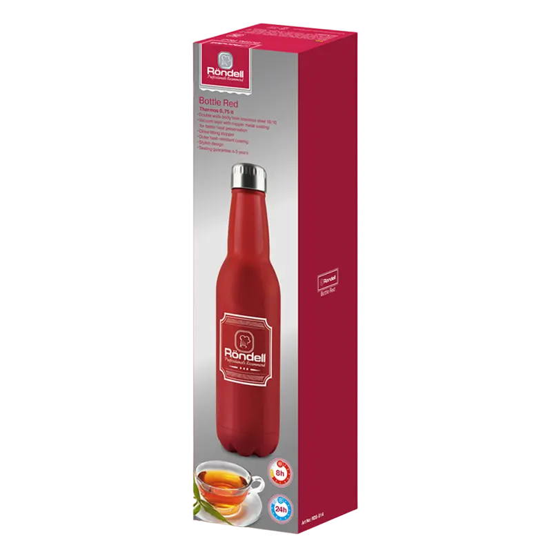 Termos Rondell Bottle Roșu